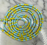 Aqua Kisses Waist beads