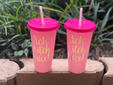 Rich Bitch Color changing cups