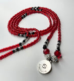 Cancer Girl Zodiac waist beads