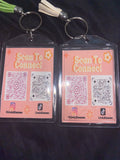 Scan to connect keychains