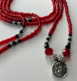 Cancer Girl Zodiac waist beads