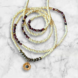 Golden Sun Flower waist beads