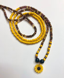 Sun Flower waist beads