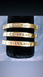 Boss Lady Engraved Cuff Braclet