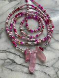 Rose Quartz Queen Waist beads