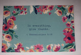 Prayer Cards Blue florals