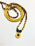 Sun Flower waist beads